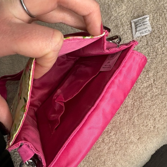 Quilted Pink Floral Crossbody Bag; Willabee & Ward Collections – Danbury Mint - Picture 9 of 9